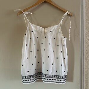 Love by Gap Embroidered Straps Blouse
